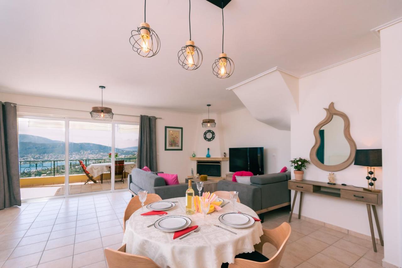Georgia'S Holiday Apartment With Amazing Sea View Pórto Ráfti Dış mekan fotoğraf